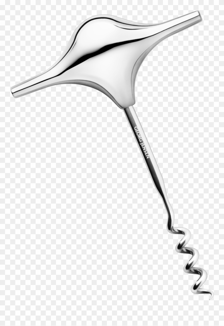 Corkscrew Drawing Old Style - Silver Clipart