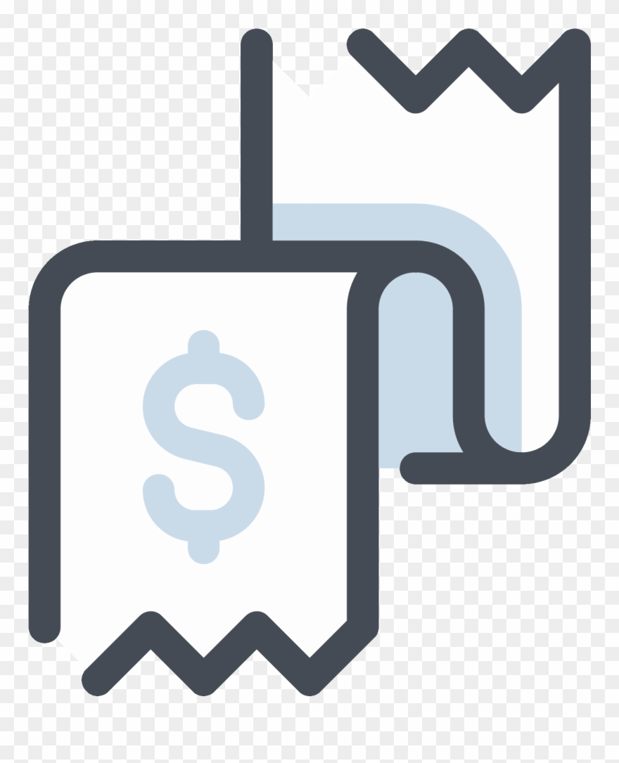 Receipt Dollar Icon - Receipt Png Clipart