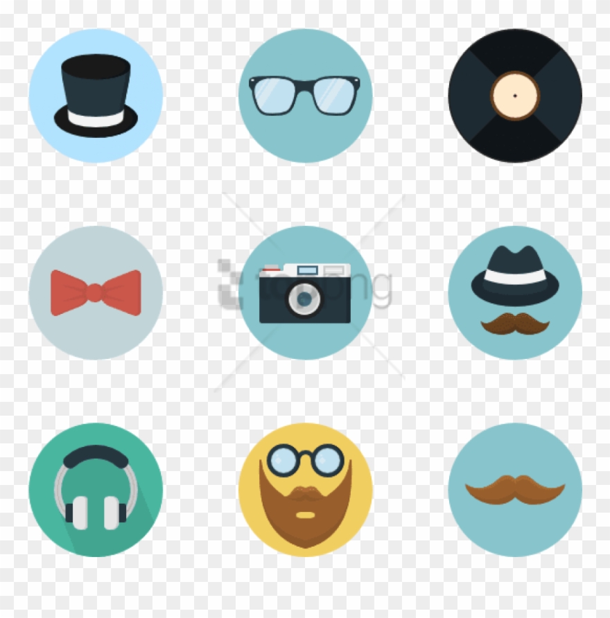 Free Png Hipster 27 Icons - Videos Icon Vector Clipart