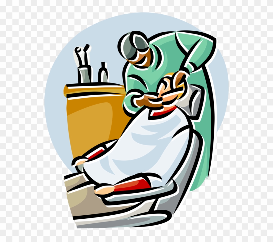 Clip Art Library Library Examination With Patient Image - Tandläkare Tecknat - Png Download