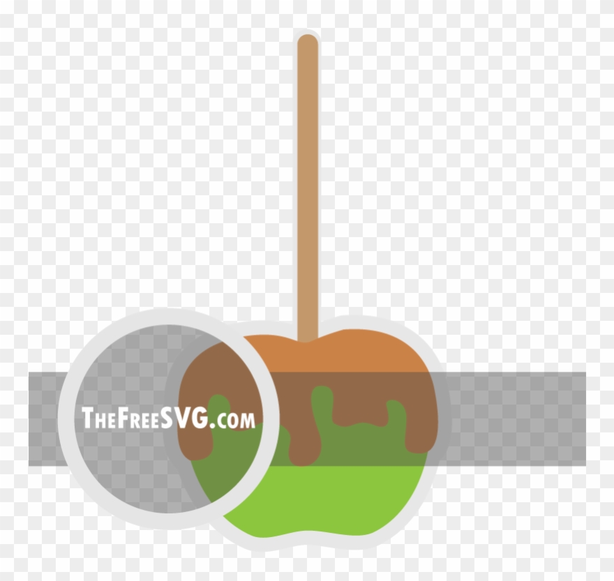 Green Caramel Apple 3 - Caramel Apple Clipart