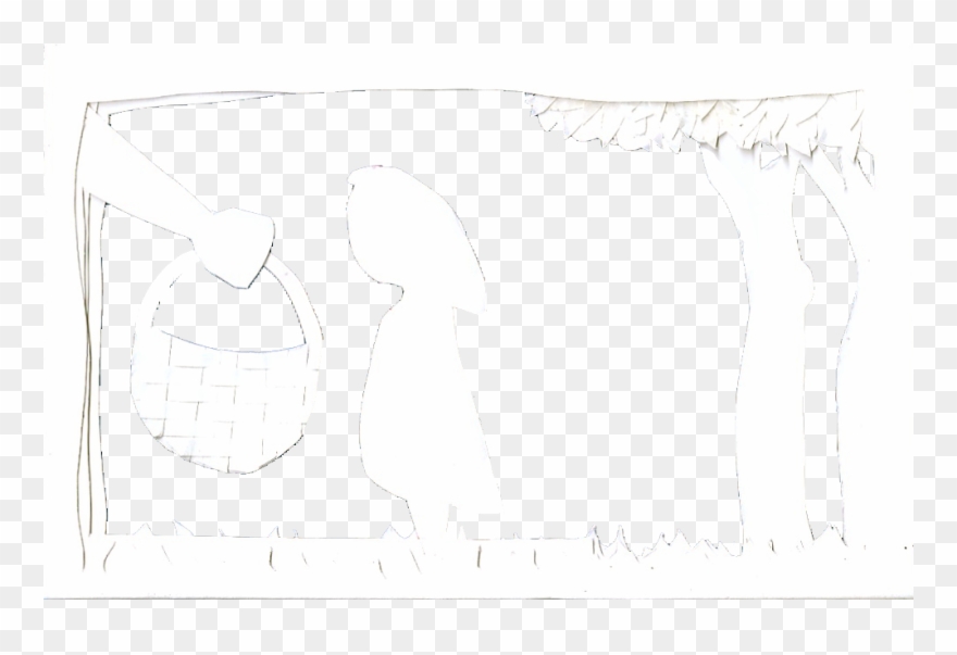 Connaissez-vous La Véritable Histoire Du Petit Chaperon - Illustration Clipart