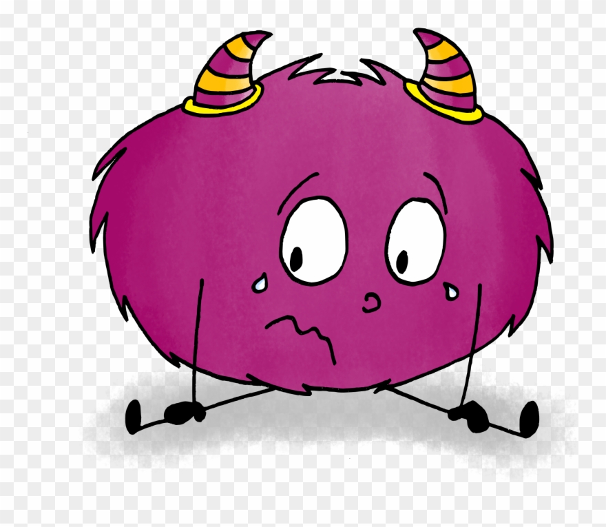 Triste Violet - Sadness Clipart