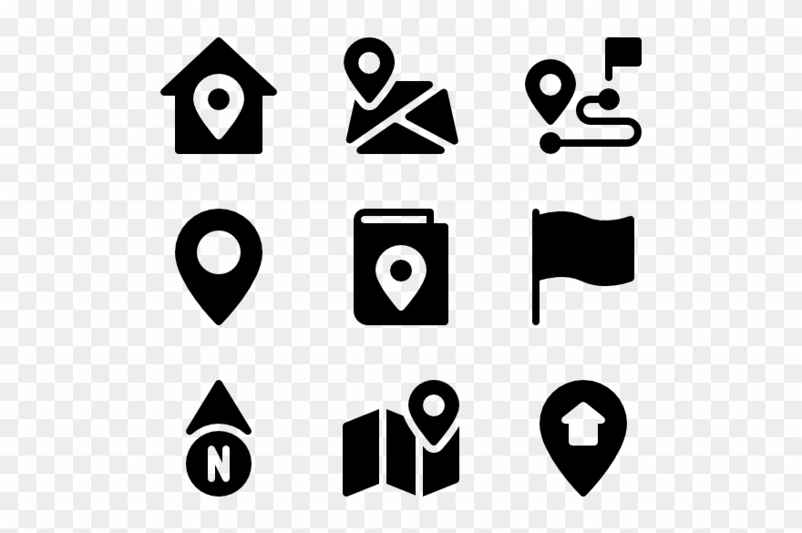 Maps & Location Clipart
