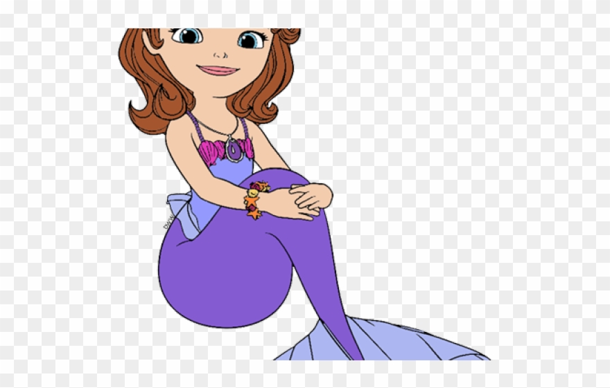 Sofia Clipart Mermaid - Drawing - Png Download