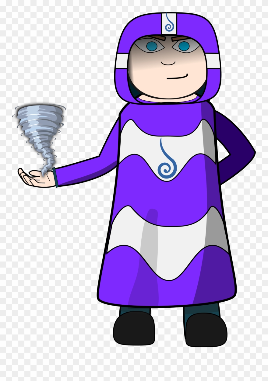 This Free Icons Png Design Of Wind Mage - Fantasy Paper Toy Characters Clipart