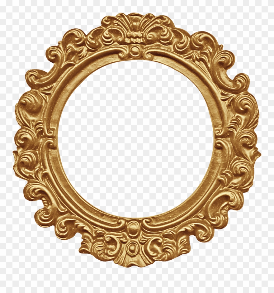 Mirror Vector Circle Frame - Clip Art - Png Download