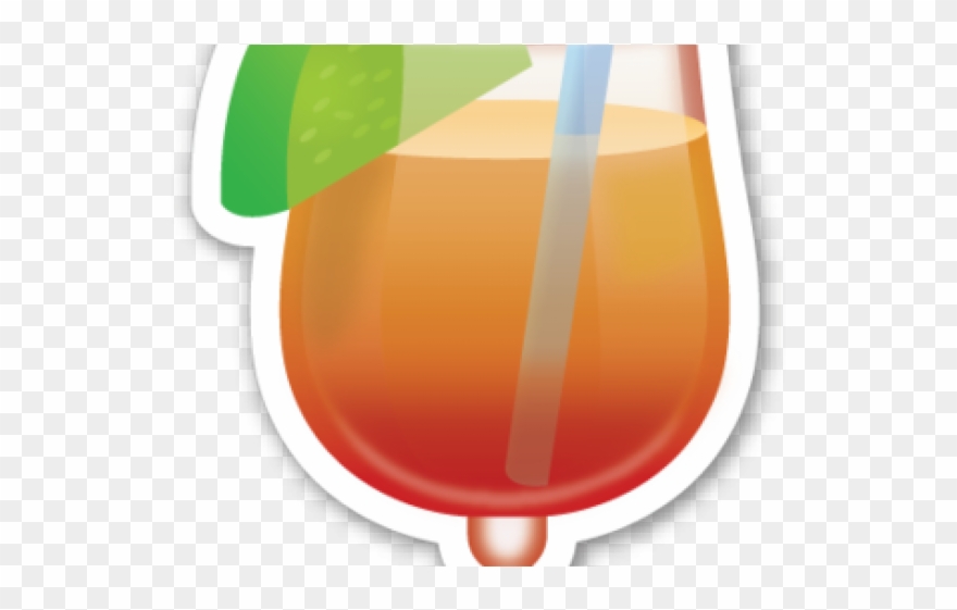 Hurricane Clipart Emoji - Iced Tea Emoji Png Transparent Png