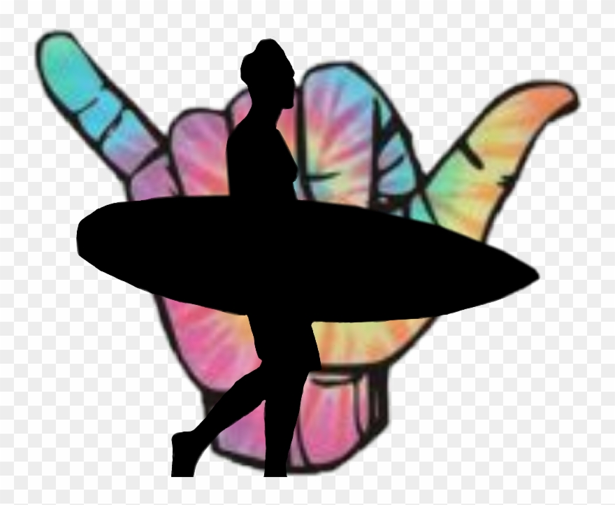 Tie Dye Shaka Clipart