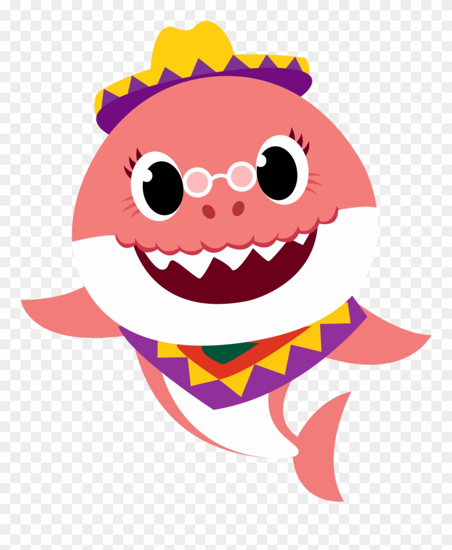 Clique Para Baixar - Grandma Shark Png Clipart