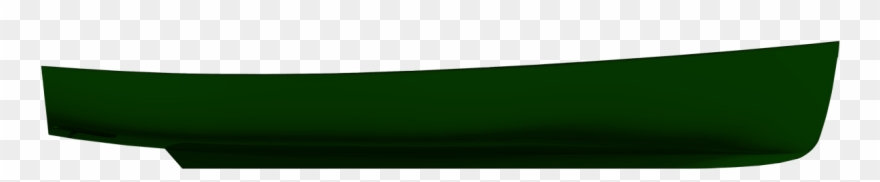 Hull Green - Canoe Clipart