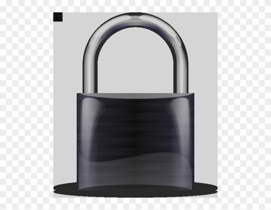 Black Padlock Clipart