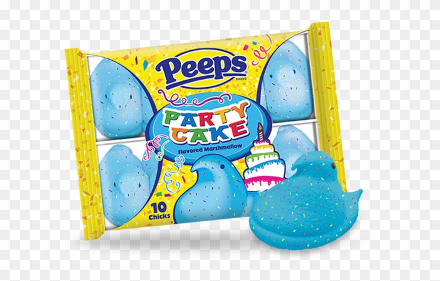 Party Cake Peeps Clipart