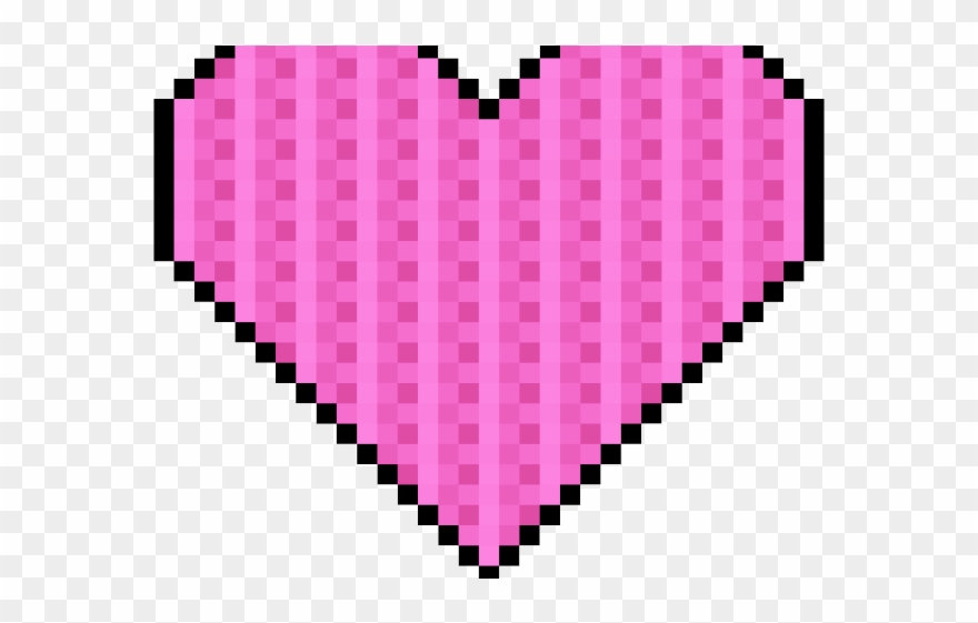 Minecraft Clipart Hearts - 8 Bit Button Png Transparent Png