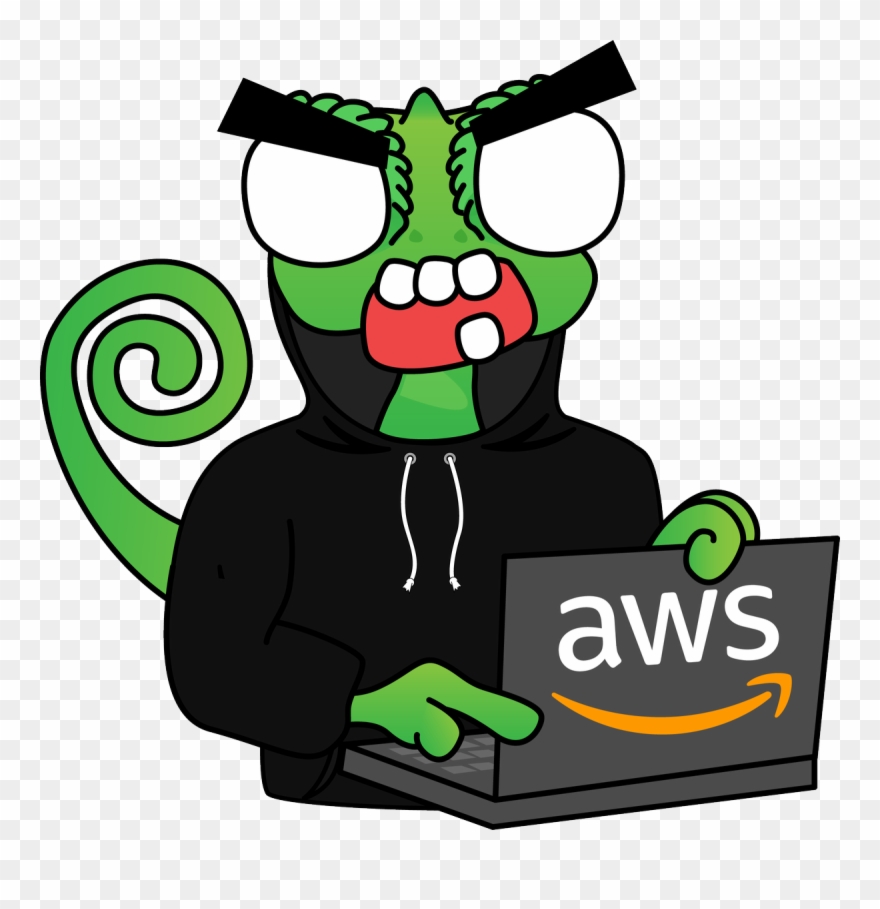 Hacker Chameleon Ftmfwpic - Cartoon Clipart