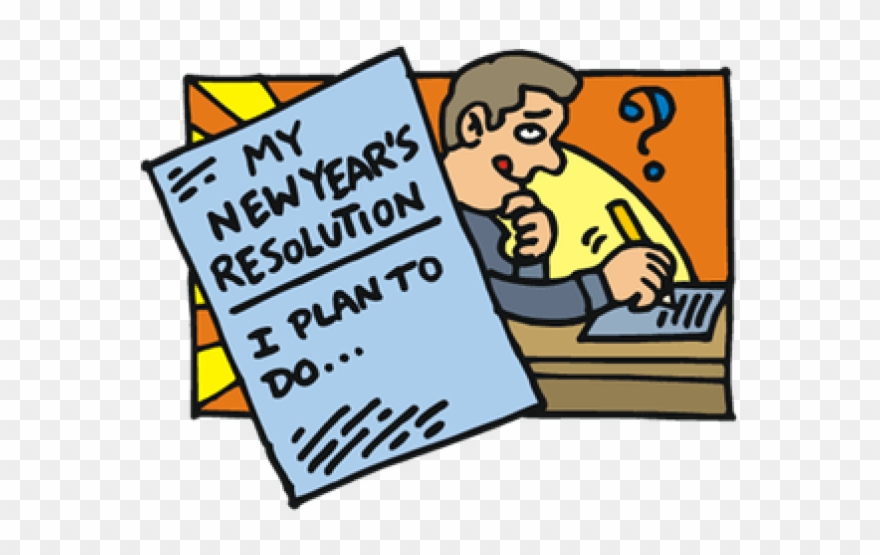 New Year Clipart New Years Resolution - First Working Day Of The Year - Png Download