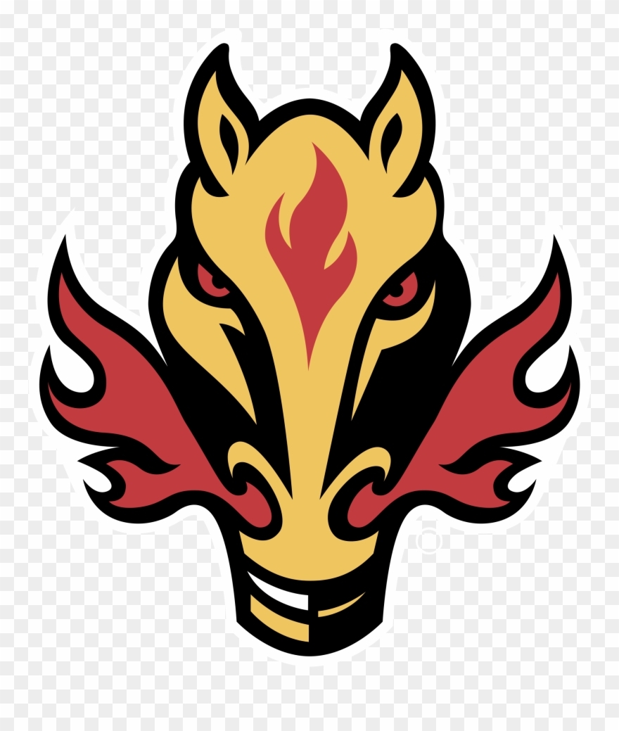 Calgary Flames Logo Png - Calgary Flames Horse Logo Clipart