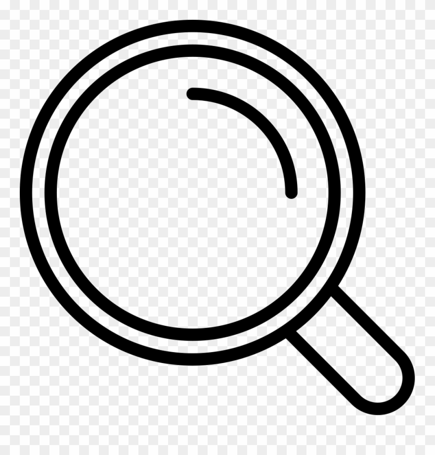 Magnifying Glass Comments - Circle Clipart