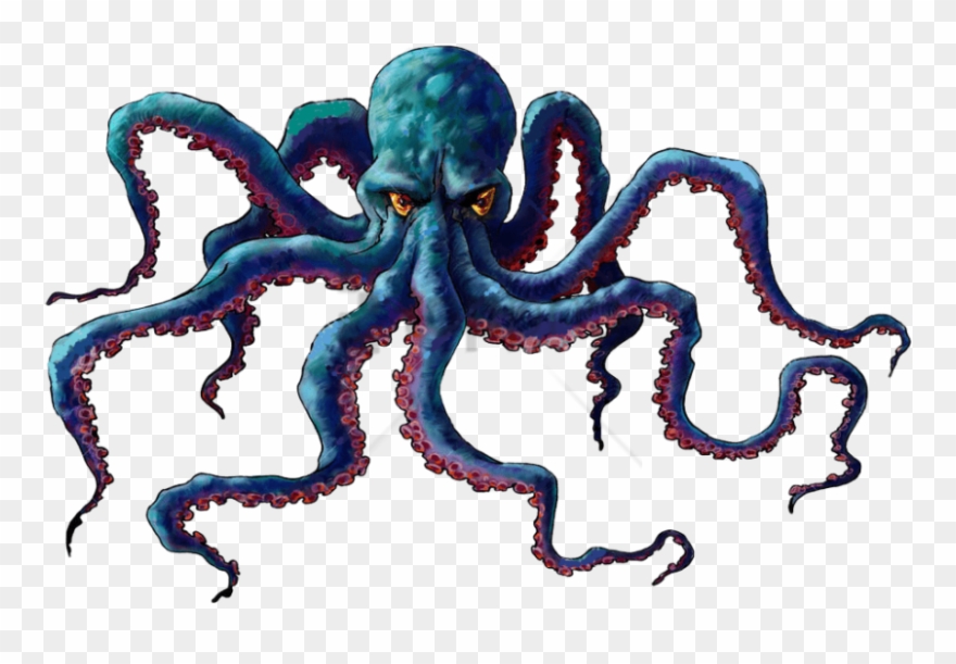 Free Png Octopus Png Png Image With Transparent Background - Octopus Sea Monster Clipart