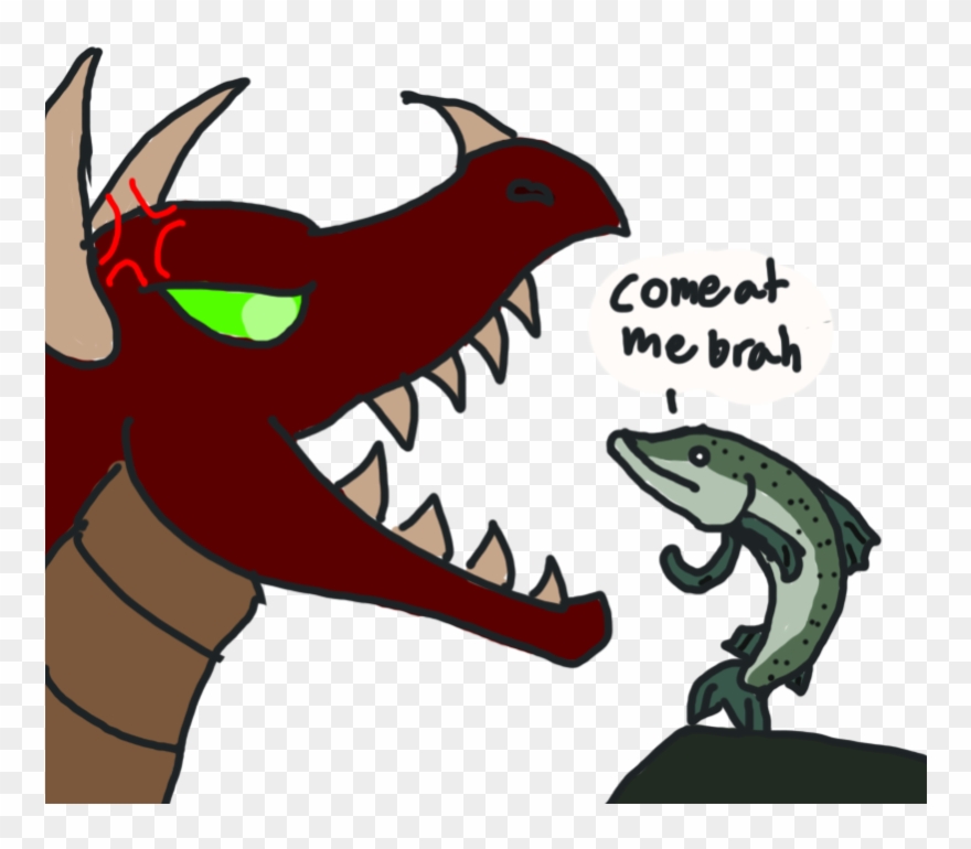 Draw My Thing - Draw A Cartoon Salmon Clipart