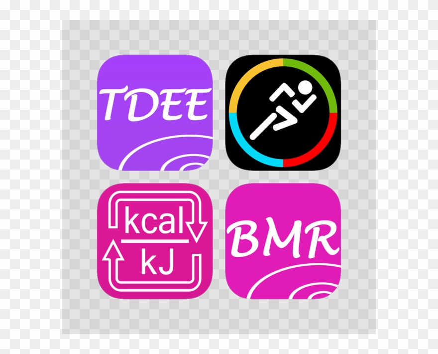 Tdee Calculator, Calories Burned Running, Cal/kj Converter, - Lilac Clipart