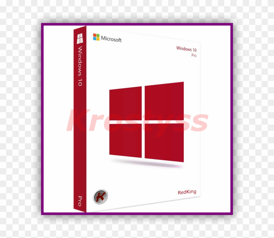 Windows 10 Red King 1809-17763 - Windows 10 Pro Clipart