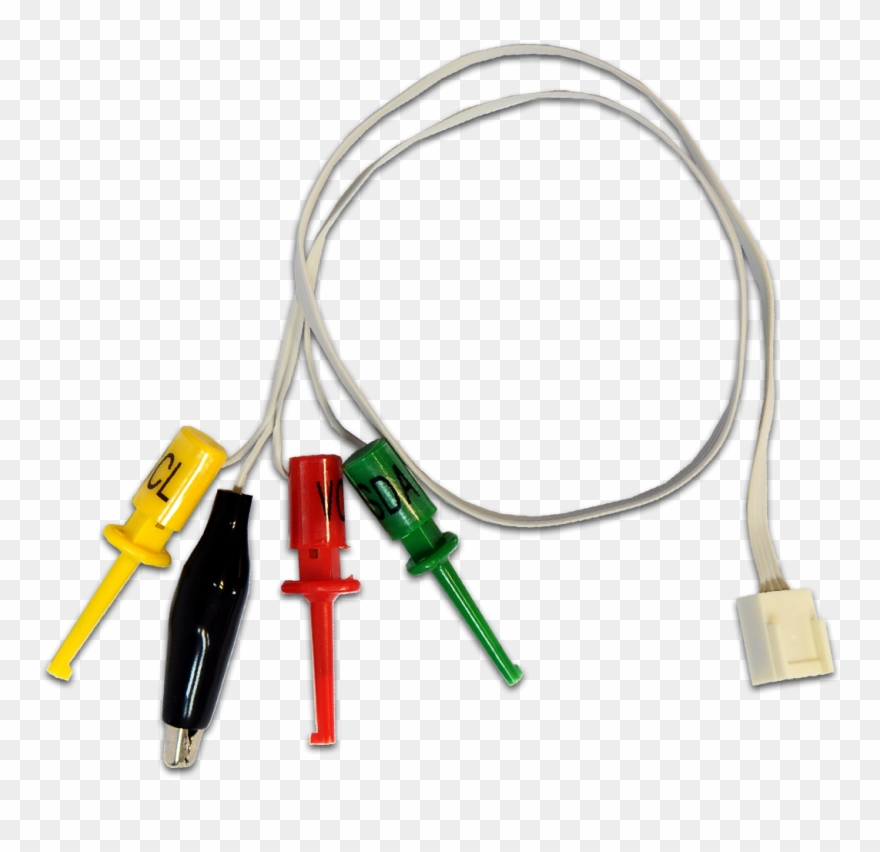 Crockadile Clip Electric Cable - Crocodile Connector - Png Download