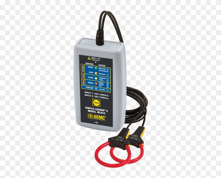 Simple Logger Ii Model Ml912 - Datenlogger Strom Clipart