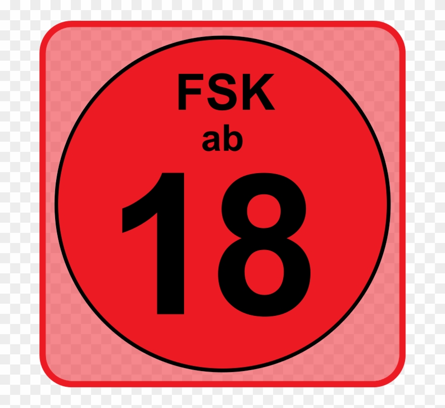 „fsk Ab 18 Logo Dec 2008“ Von Infanf - Circle Clipart