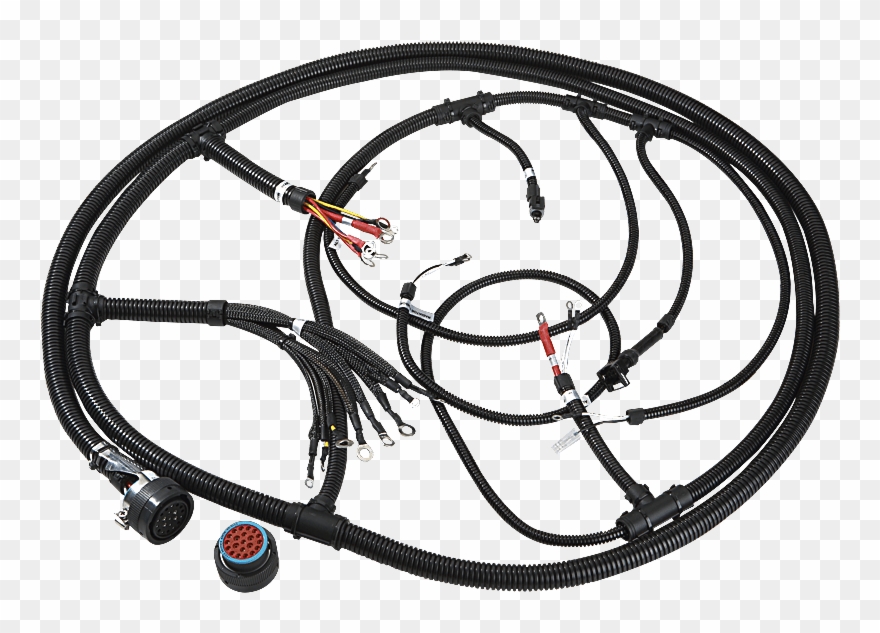 Custom Wiring Looms - Drawing Clipart