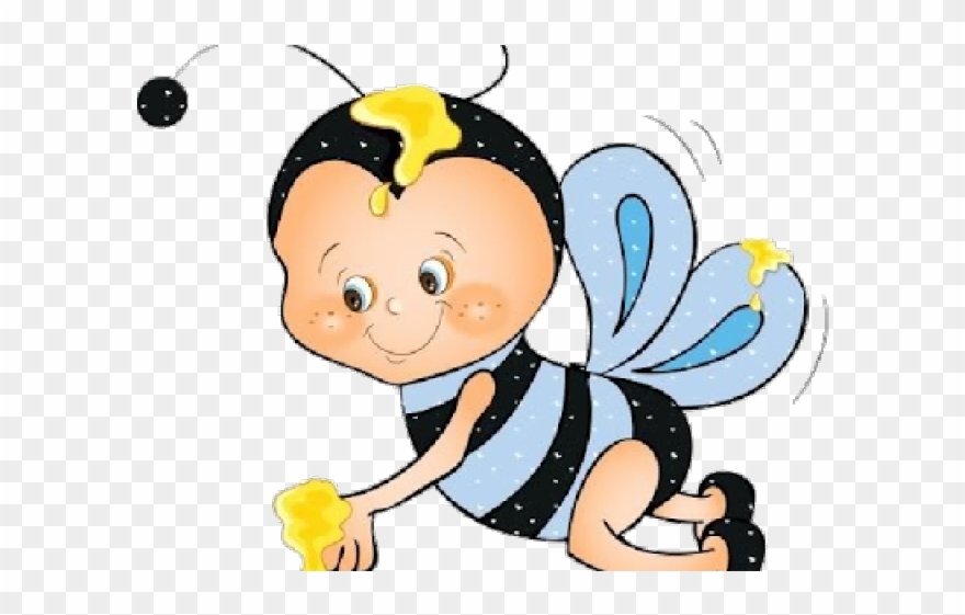 Bees Clipart Preschool - Desenho De Um Abelha Colorido - Png Download