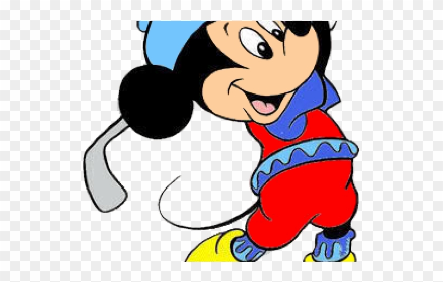 Sport Clipart Mickey - Mickey Mouse Golf - Png Download