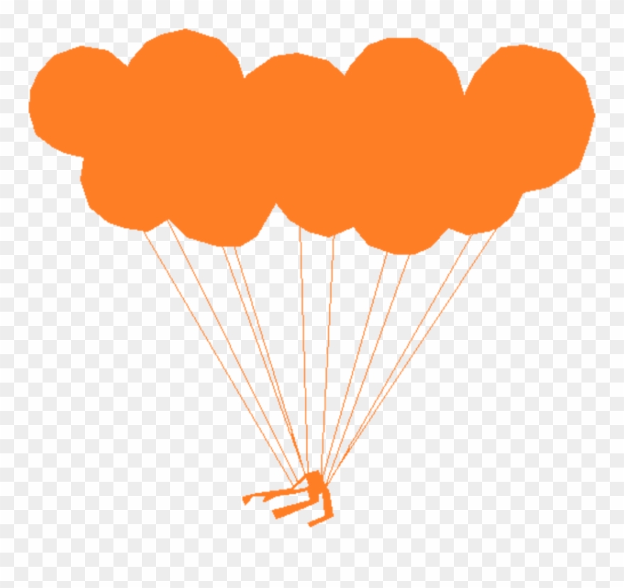 Drawing Balloon Computer Icons Line Art - Globos Naranja Clipart