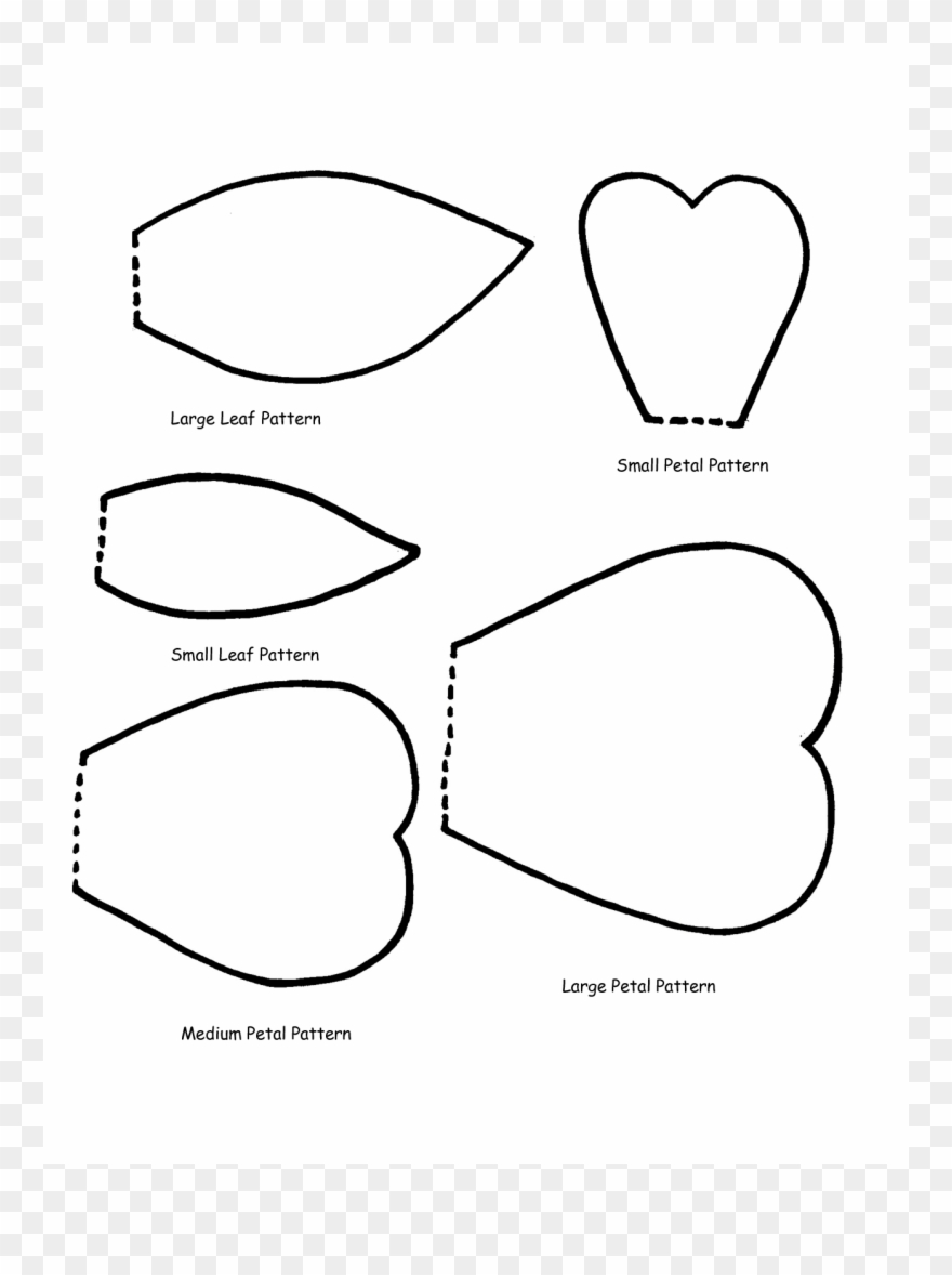 Huge Collection Of Flower Petals Clipart Download More - Giant Flower Printable Templates - Png Download
