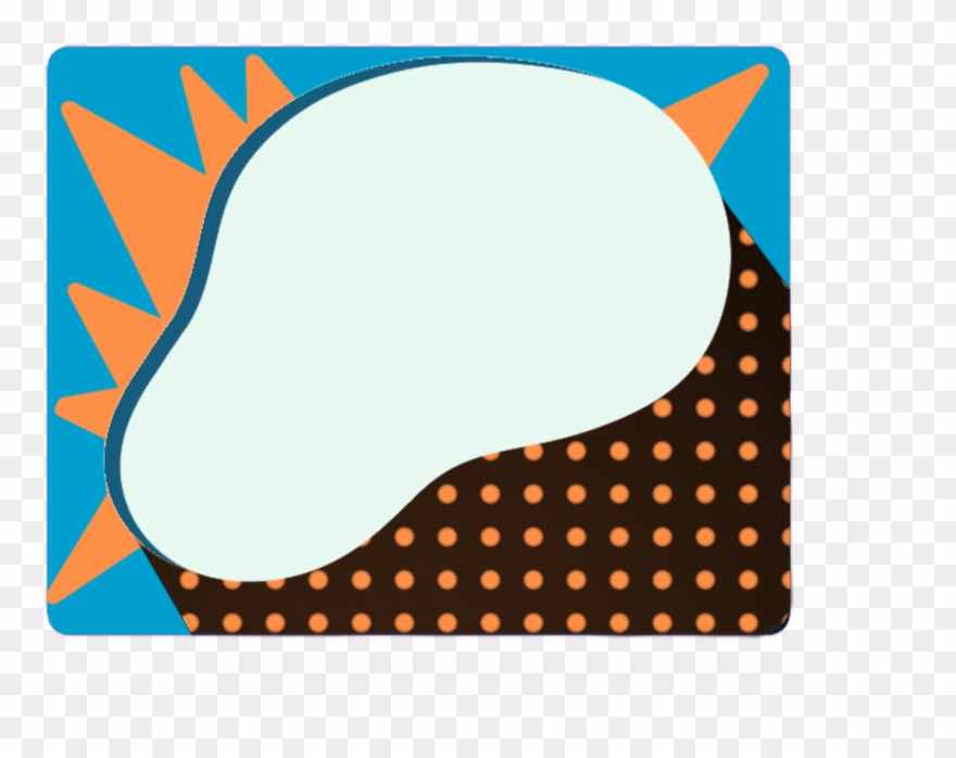 Pop Contrast Label Border Png And Psd - Psd Clipart