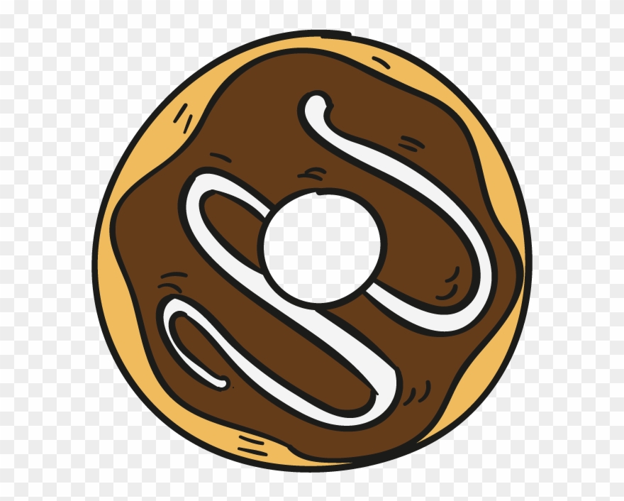 Dim Sum Food Clip Art Chocolate Vector - Doughnut - Png Download