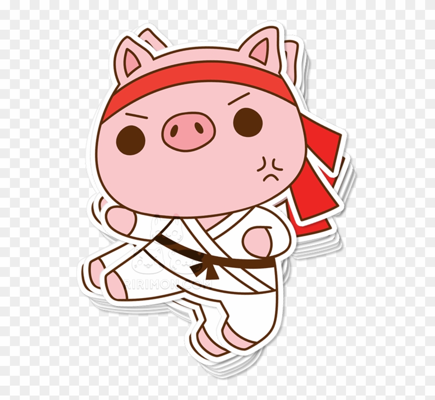 Pork Chop Sticker , Png Download - Cartoon Clipart