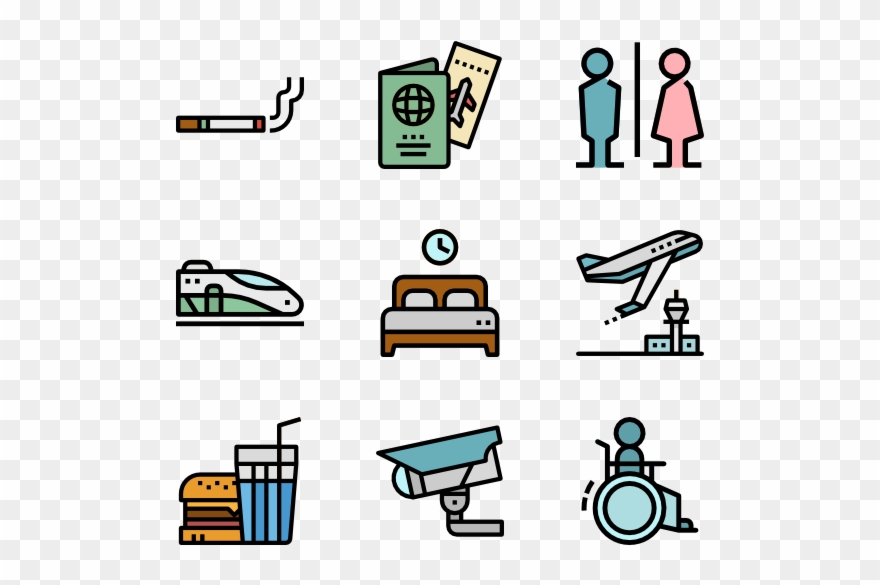 Airport Vector Exterior Clipart