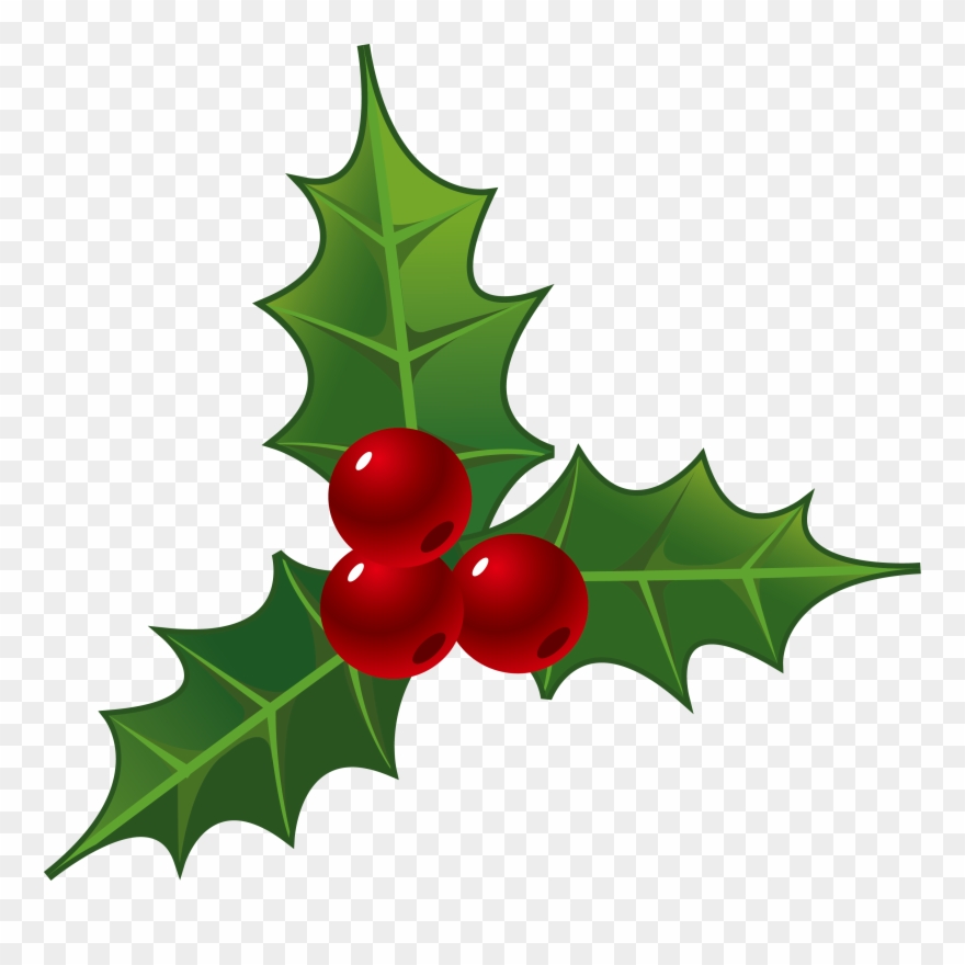 Decorations For Christmas - Christmas Holly Png Clipart