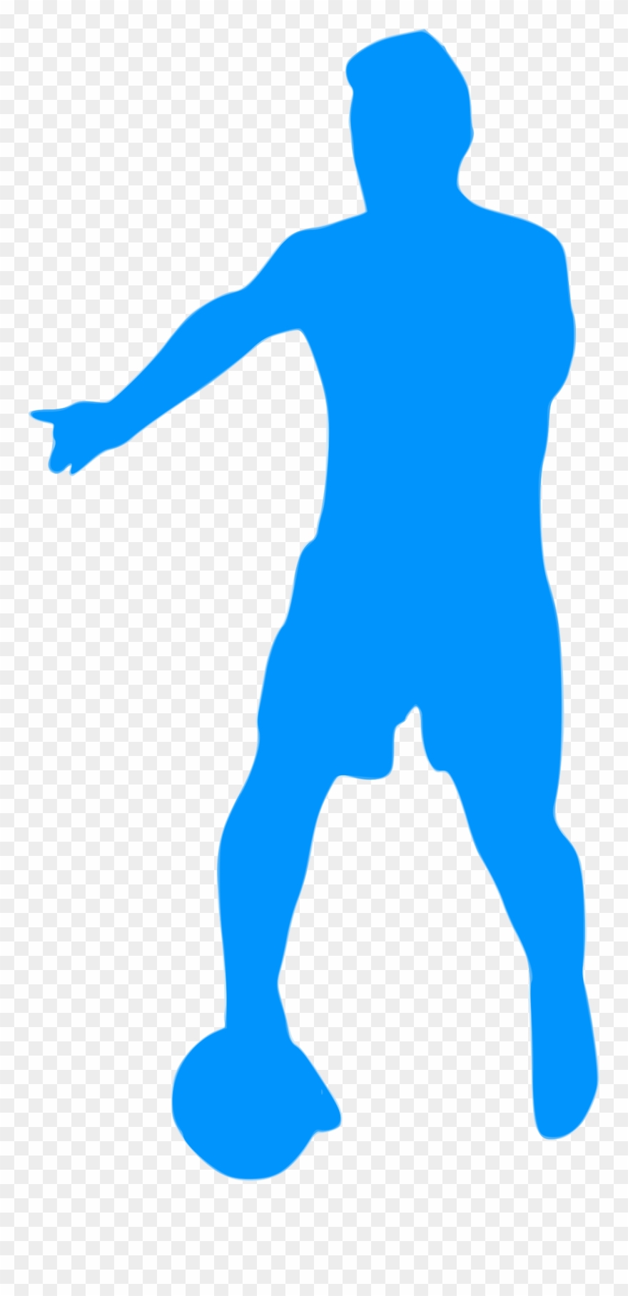 This Free Icons Png Design Of Silhouette Football 31 - Icone Jogador De Futebol Clipart