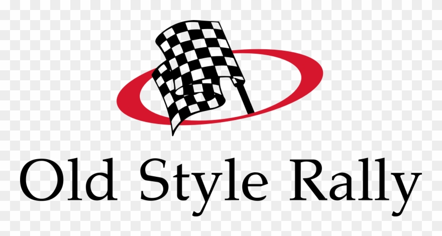 Old Style Rally - Car Racing Clipart