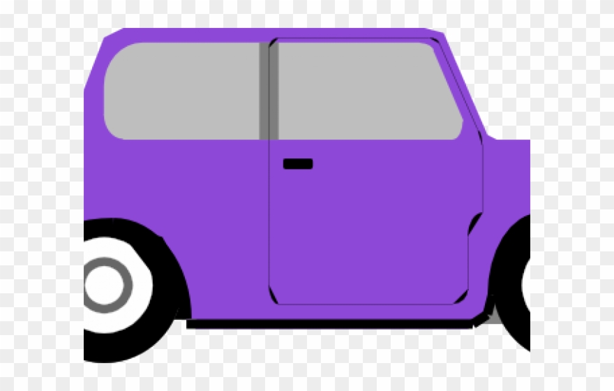 Car Clipart Clipart Purple Car - Van - Png Download