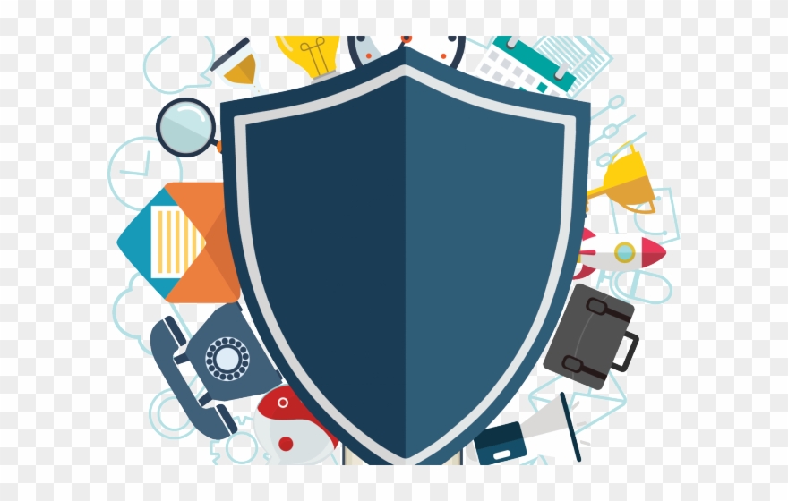 Security Shield Clipart Blue Security - Security Data Privacy Png Transparent Png