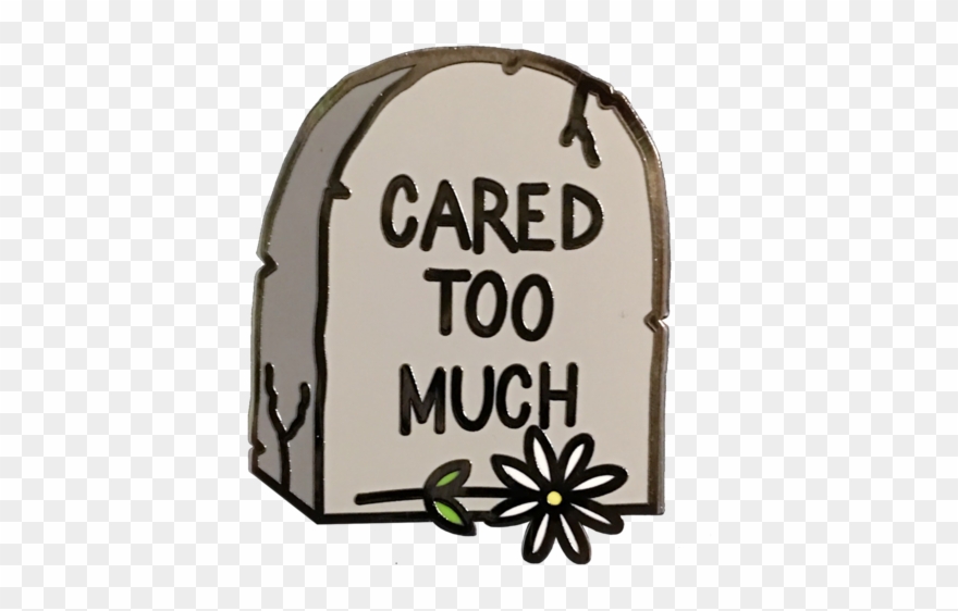 Cared Too Much Pin Clipart