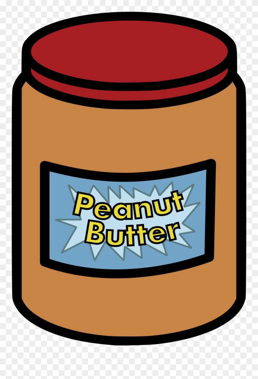 Trend Peanut Football Transparent & Png Clipart Free - Clip Art Peanut Butter Jar