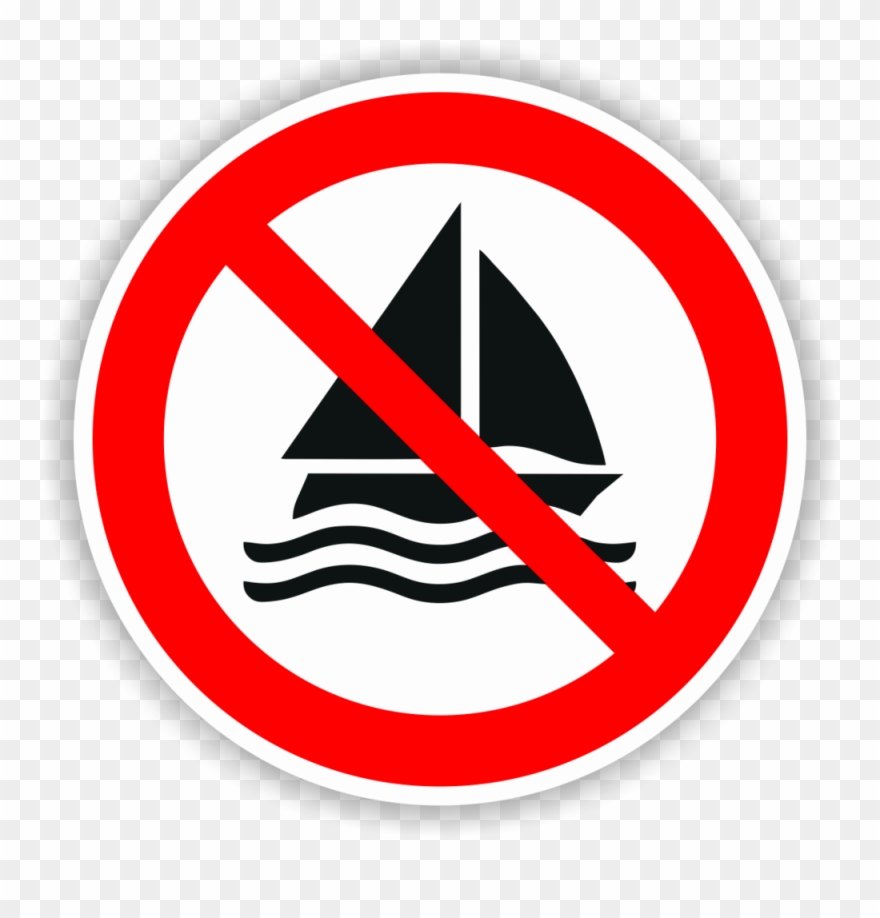 Verbot - No Sailing Clipart