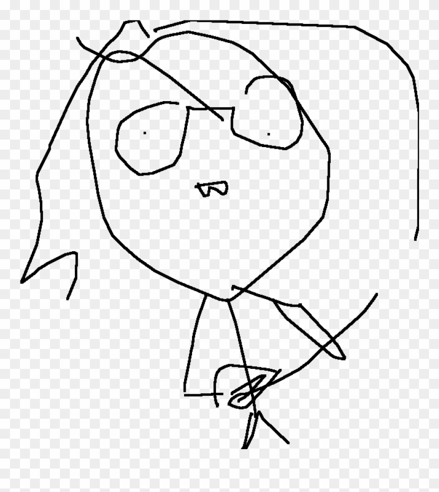 Drawing Guitar Head - Line Art Clipart