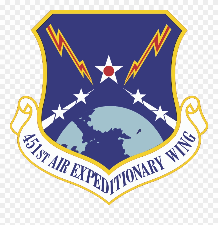 451st Air Expeditionary Wing Emblem - Air Force National Guard Clipart