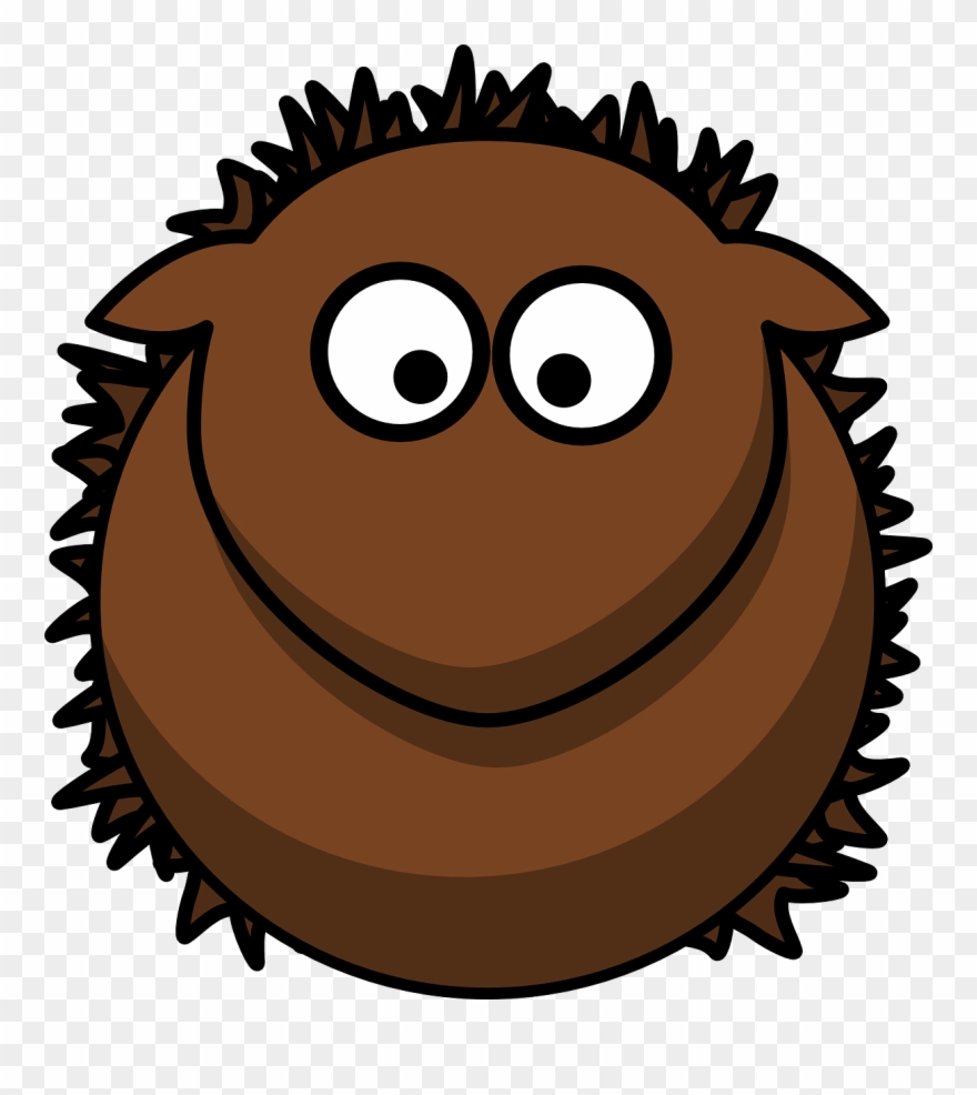 Hedgehog Animal Brown - G7 Certification Png Clipart