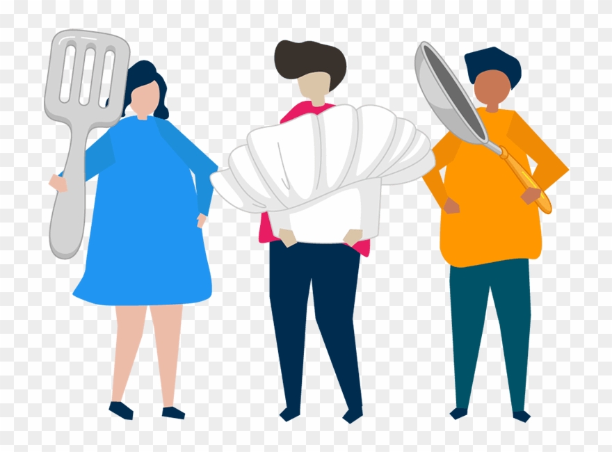 Chefs Ordering Website Clipart